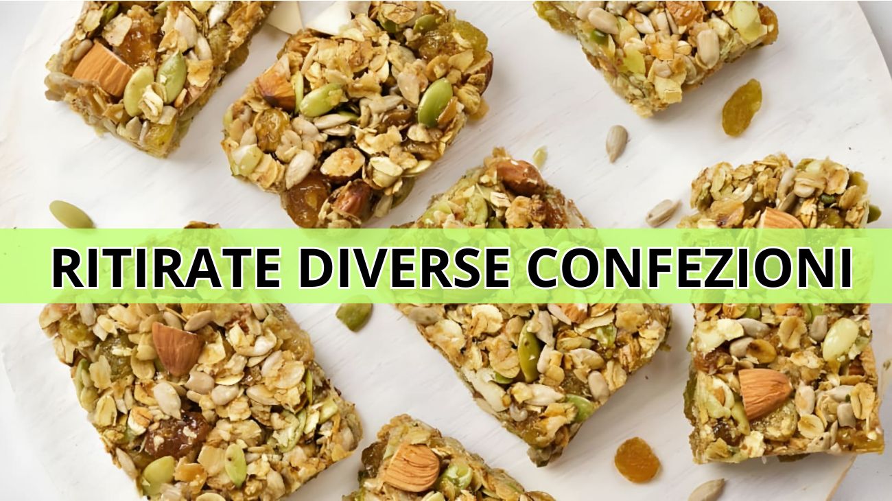 snack lotti ritirati dietetici