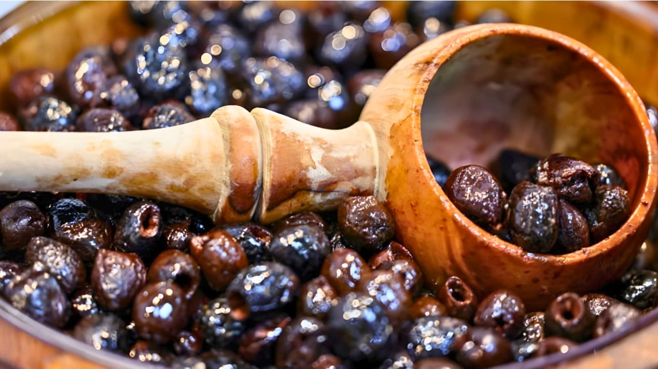 Olive nere supermercato