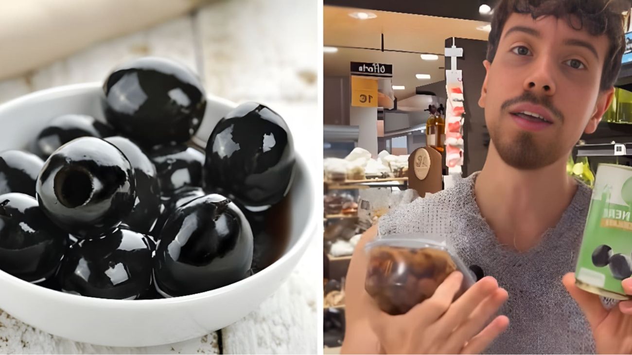 Olive nere supermercato