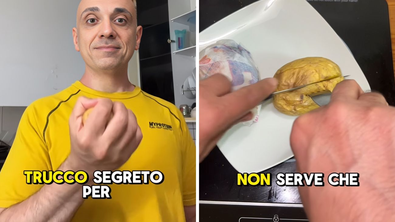 Patate, il trucco per la cottura nel microonde