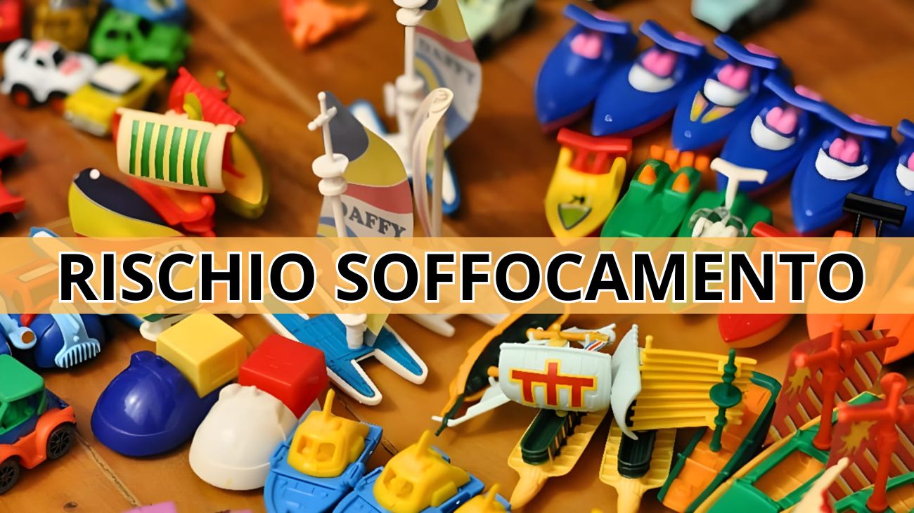 Giocattoli ritirate confezioni