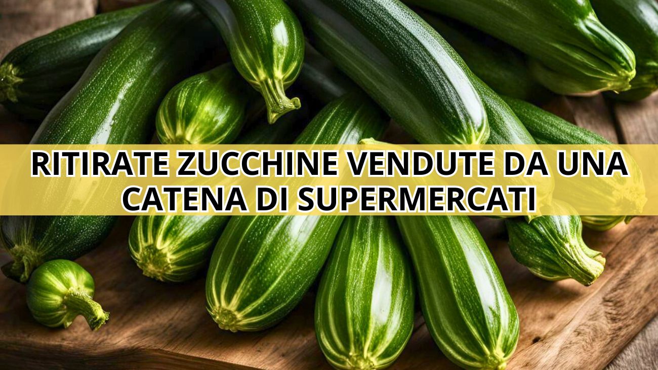 Zucchine, lotti ritirati per molecole oltre i limiti