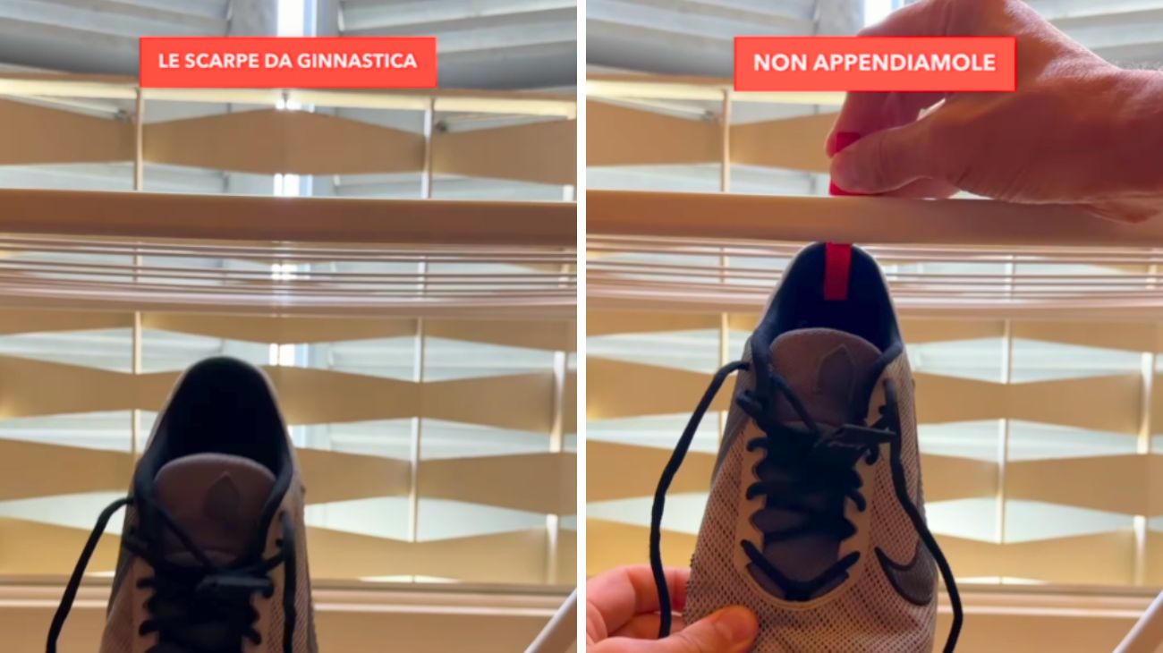 Scarpe da ginnastica, così si asciugano più velocemente