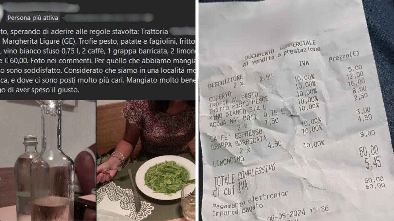 Liguria ristorante location famosa