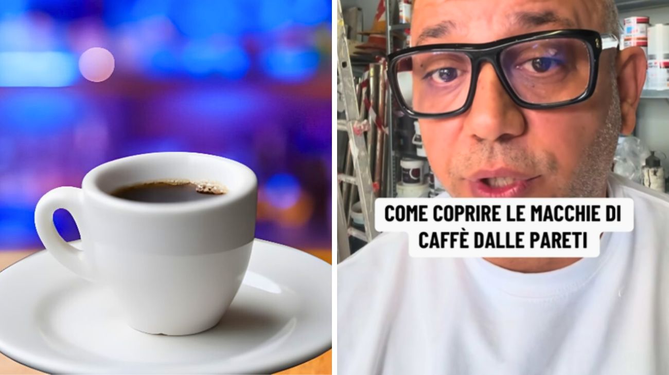 Macchie di caffè sulle pareti: come coprirle