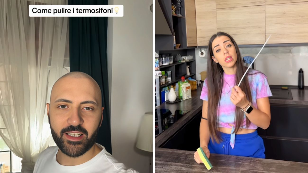 Termosifoni, come pulirli con una spugna e una fascetta