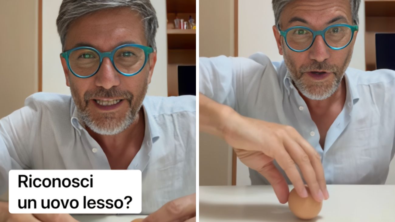 Con una semplice rotazione è possibile riconoscere le uova sode