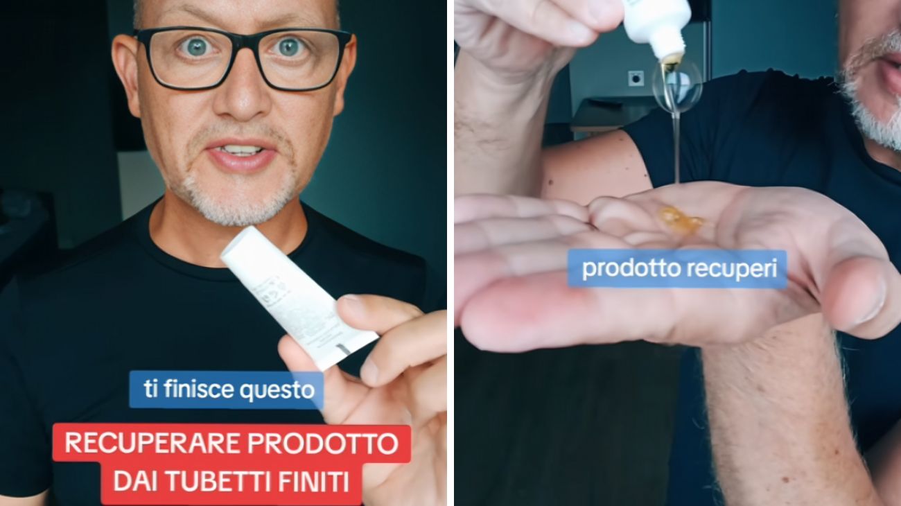 Come recuperare del prodotto da un tubetto finito