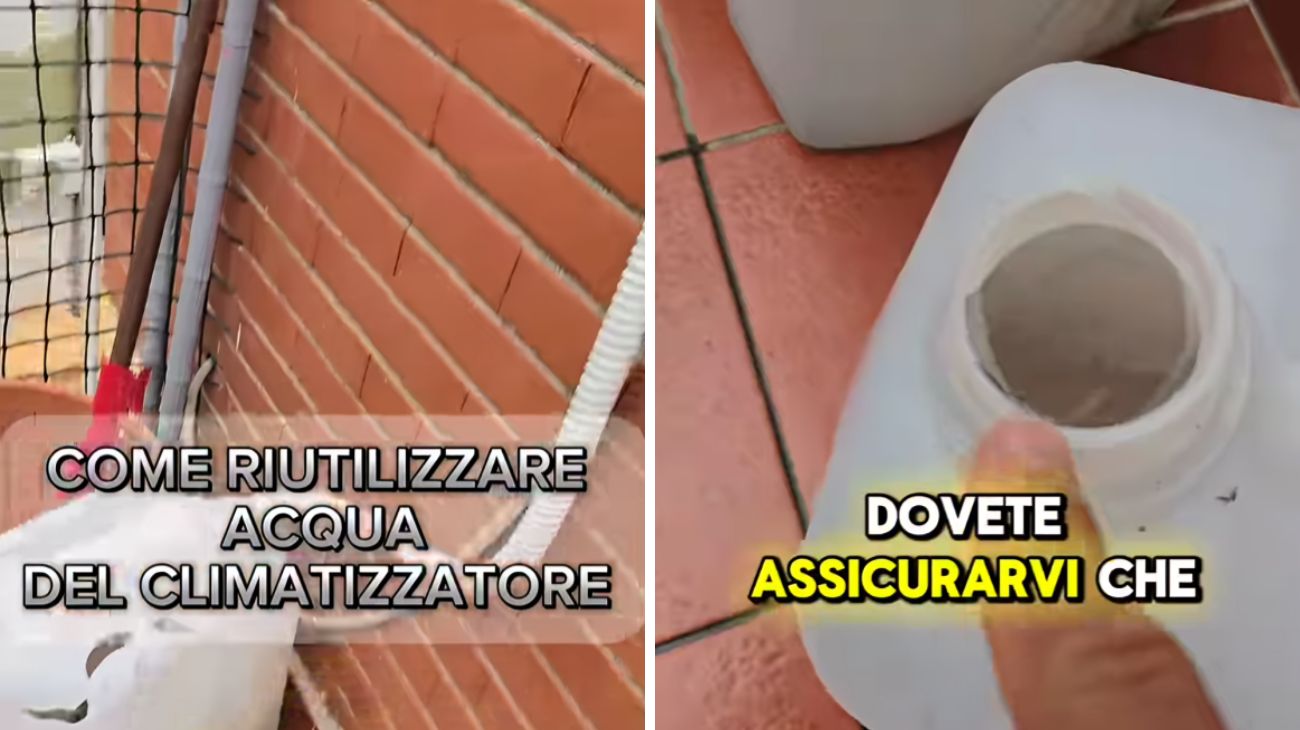 Così è possibile usare l'acqua del condizionatore per evitare gli sprechi