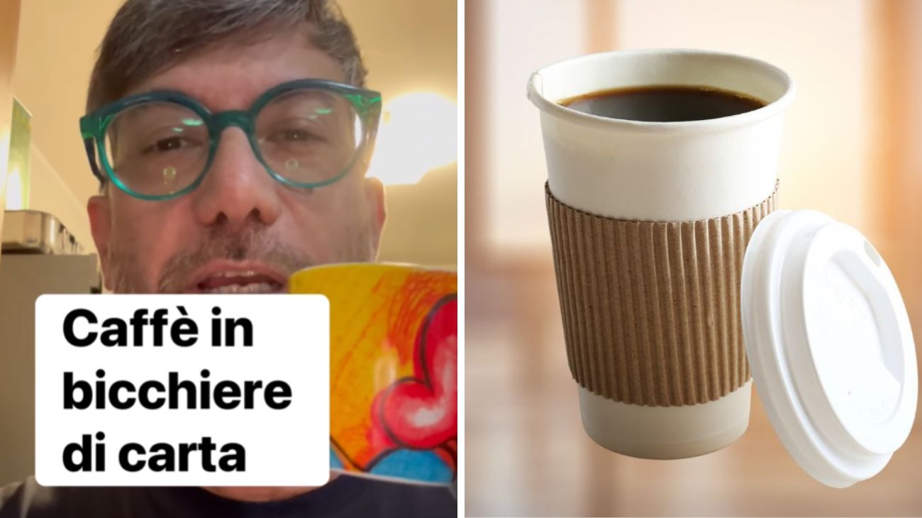 Caffè in bicchiere di carta: una scelta non esente da rischi