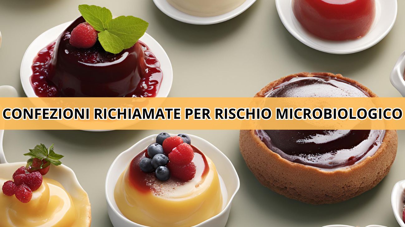 Dessert, il Ministero della Salute diffonde i nuovi richiami per rischio microbiologico