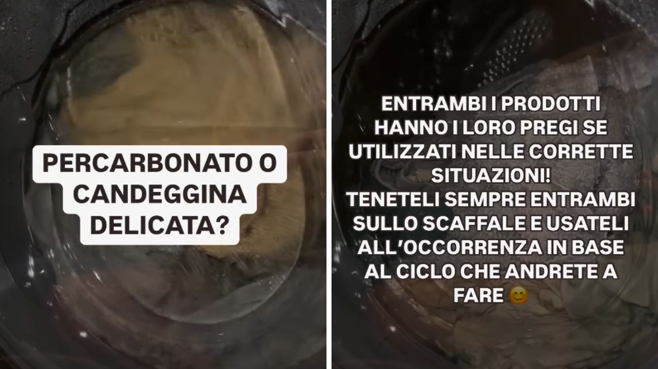 Lavatrice, quando utilizzare percarbonato e candeggina delicata