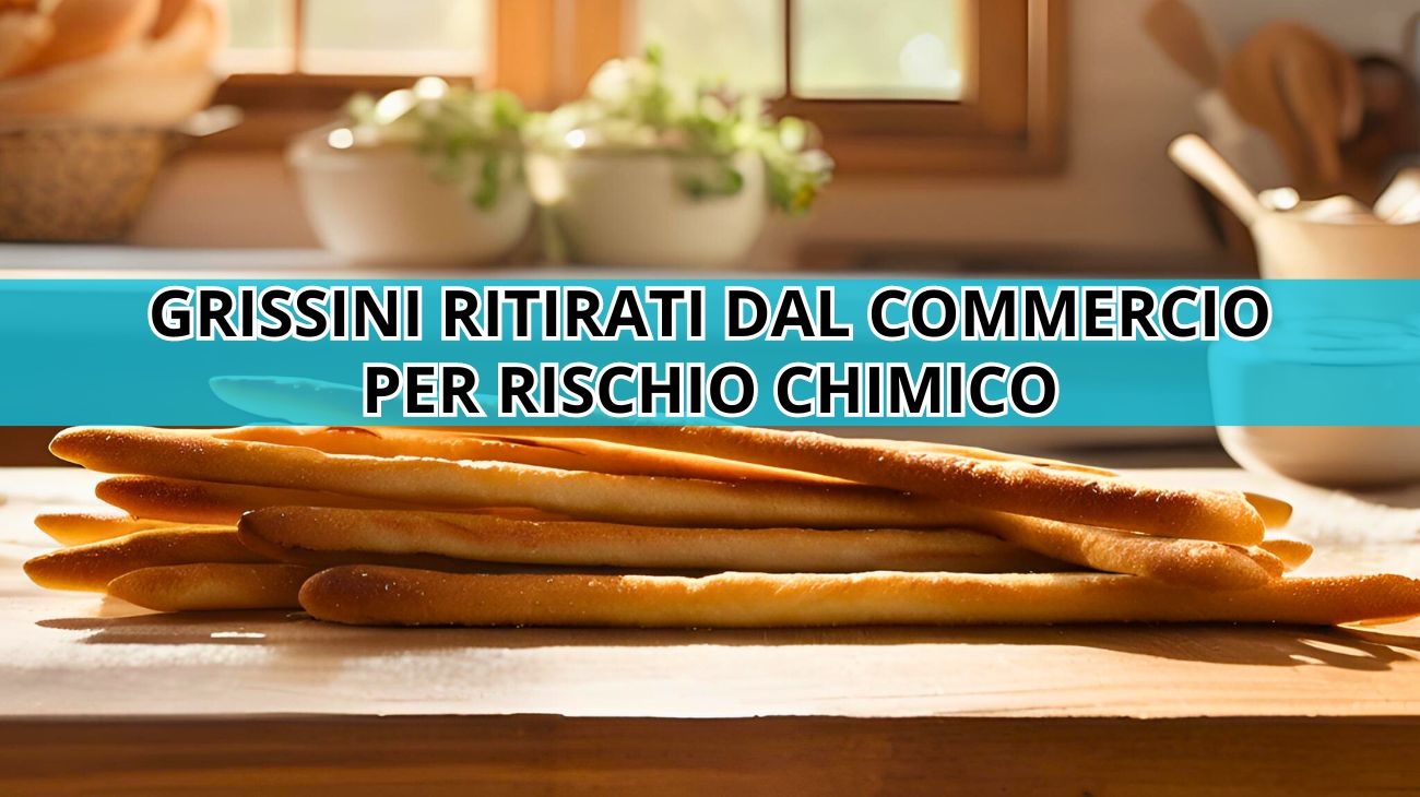 Ministero della Salute, richiamato lotto di grissini