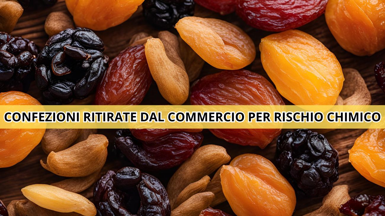 Ancora un richiamo di confezioni di frutta secca: il motivo