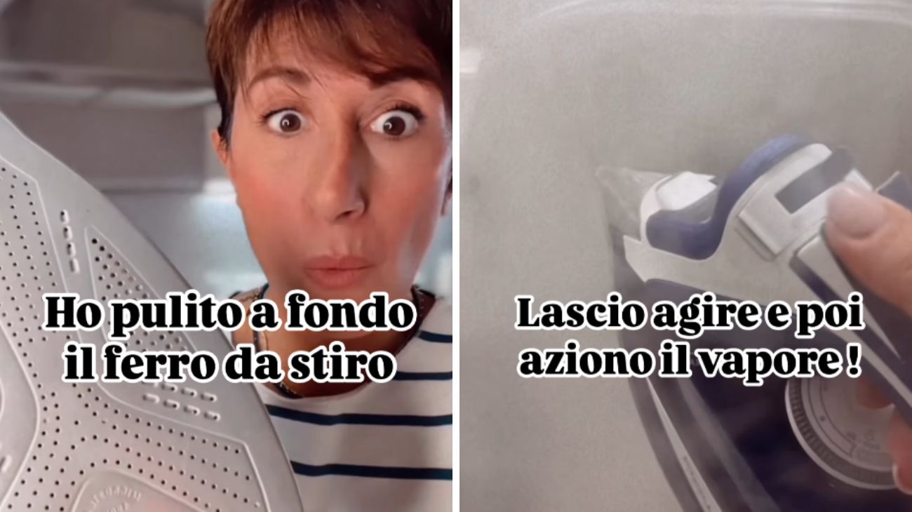 Ferro da stiro, i due ingredienti per preparare la soluzione di pulizia