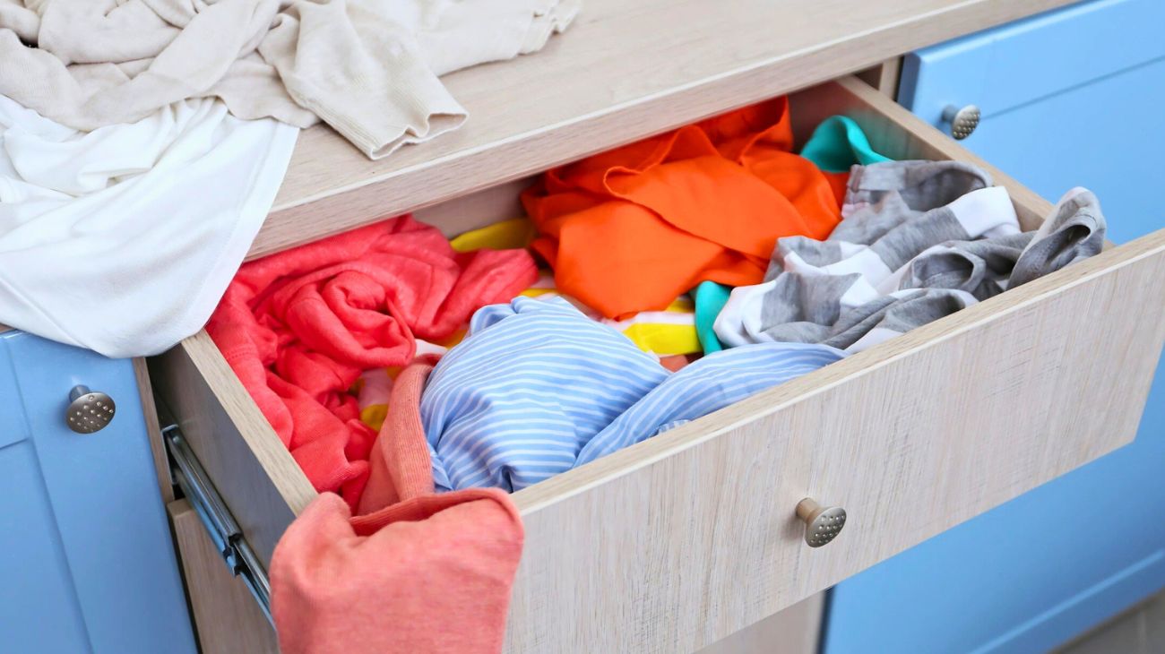 Casa pulizia cassetti