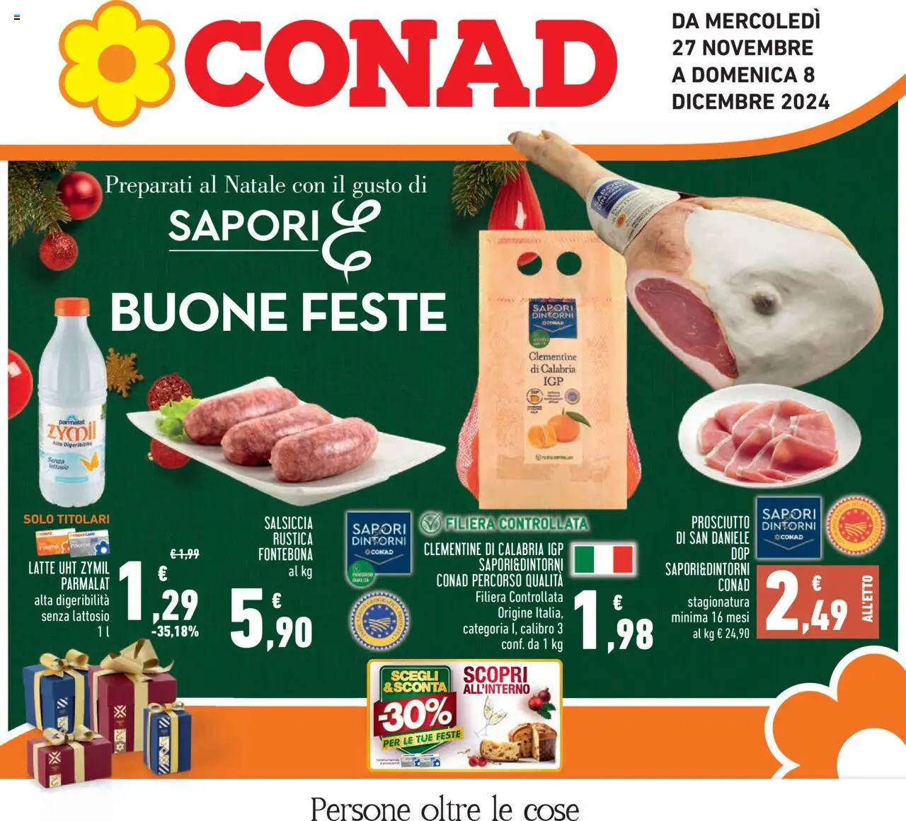 Conad offerte volantino Natale
