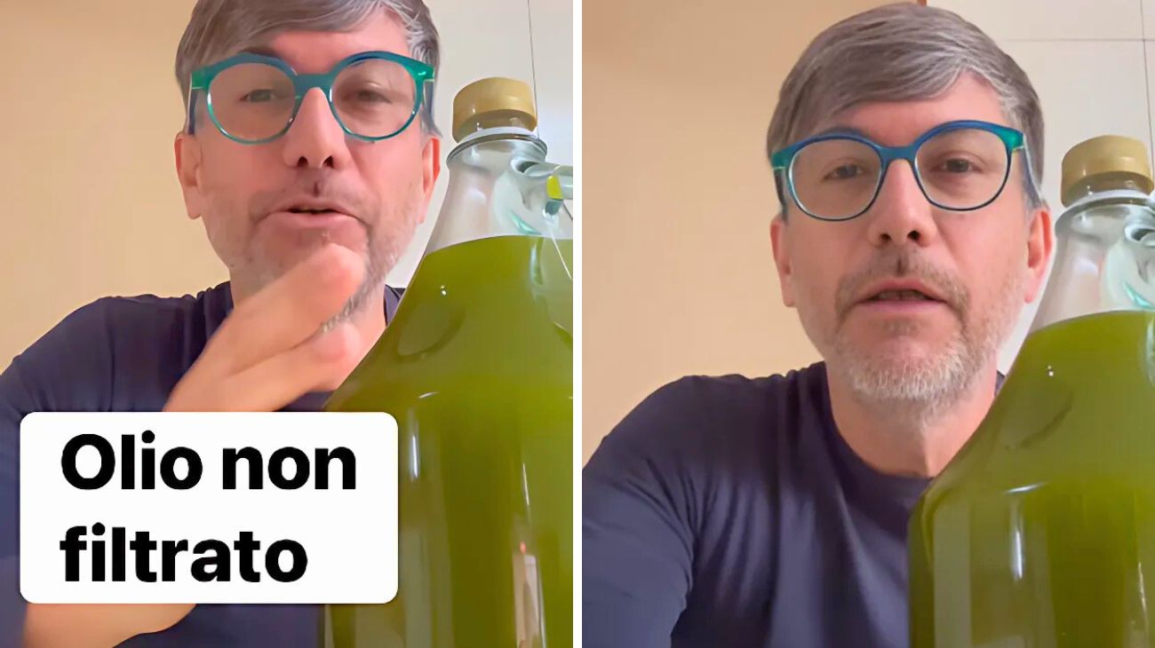 Olio filtrato grezzo