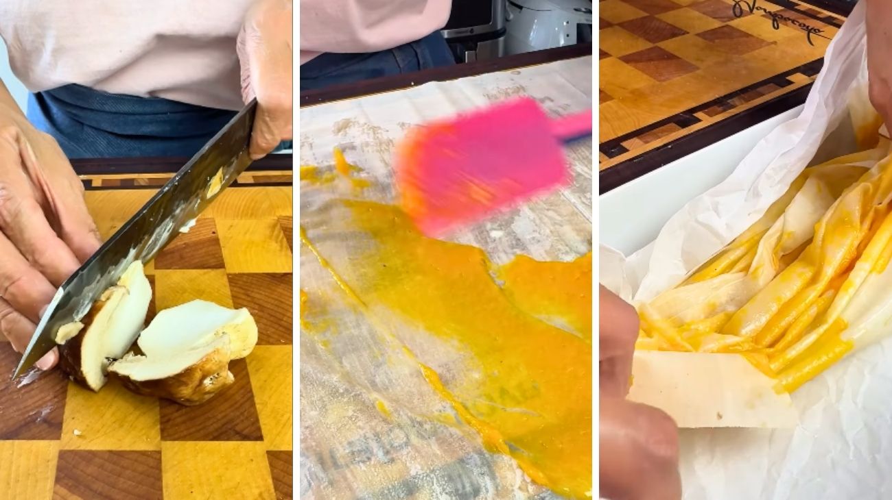 Pasta fillo zucca funghi