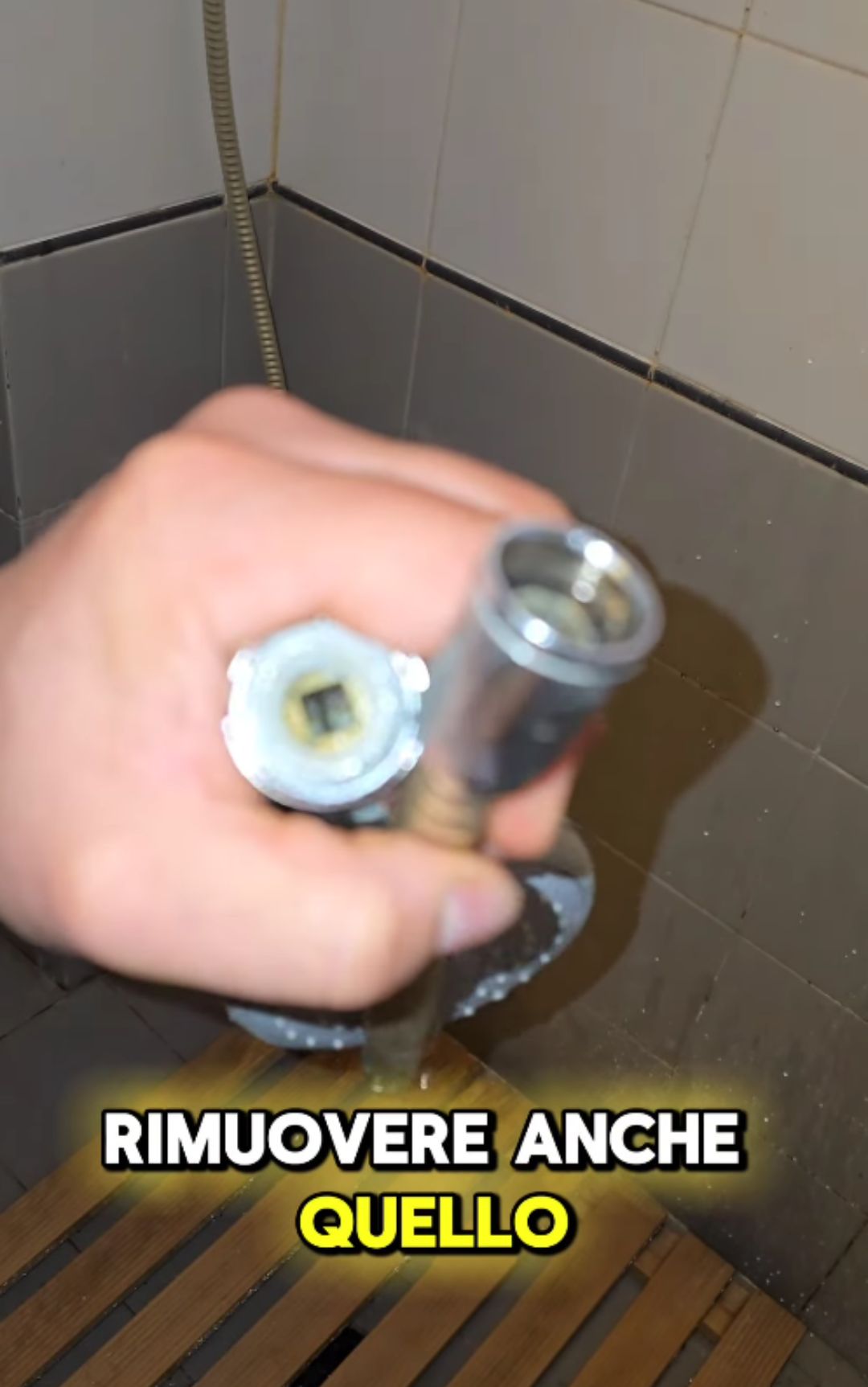 Doccia, cosa fare se il flusso d'acqua è ridotto o assente