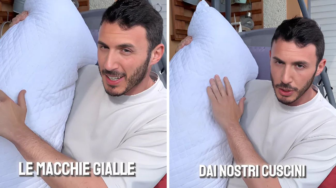 Cuscini macchie gialle