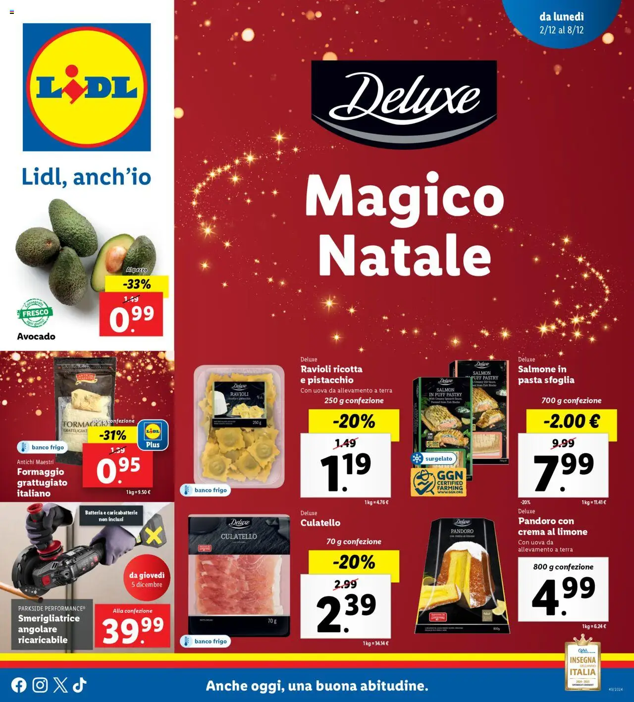 Offerte volantino Lidl dicembre
