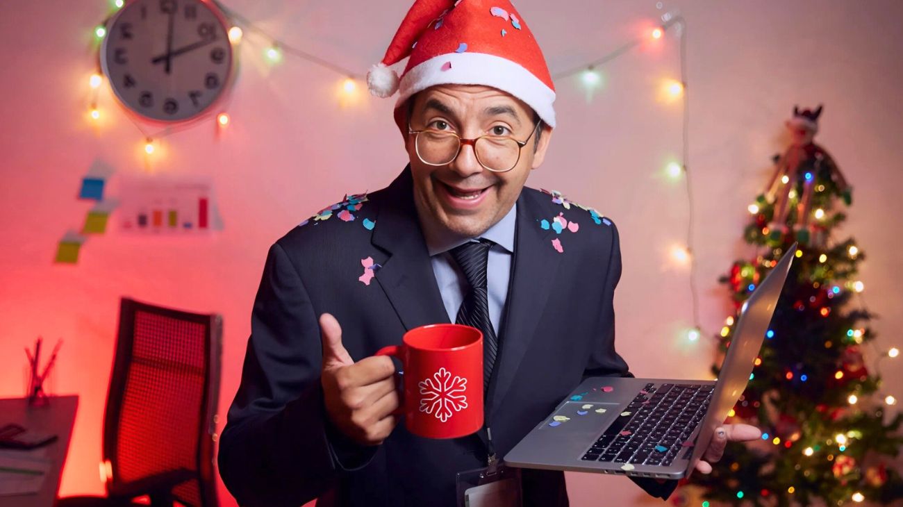 Natale vigilia ufficio