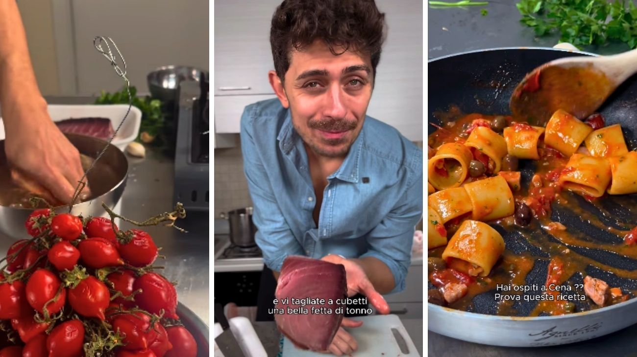 Paccheri puttanesca tonno Fabiuccio