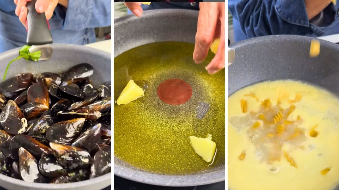 Pasta patate cozze Frafoodlove