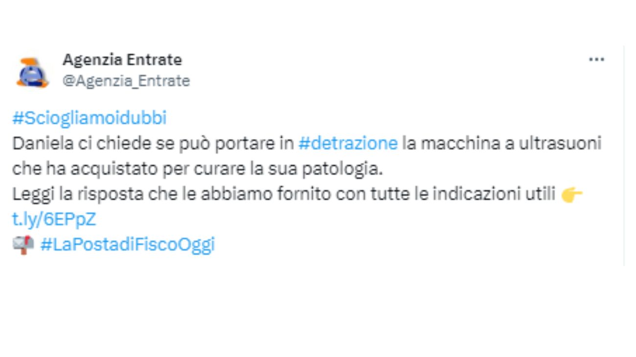 Dichiarazione redditi detrazioni