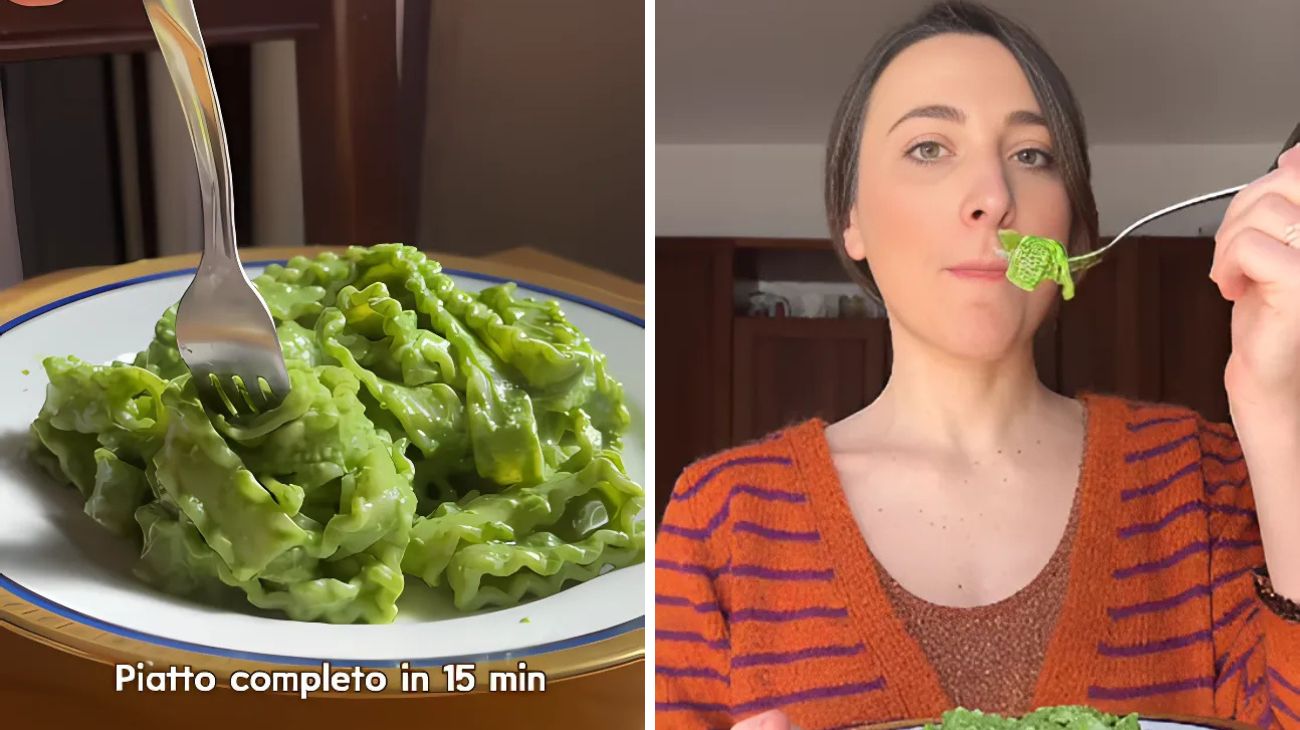 Pasta spinaci robiola