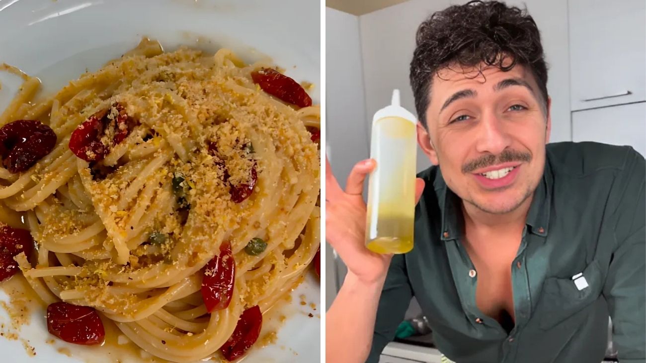 Spaghetti capperi pomodori Fabiuccio