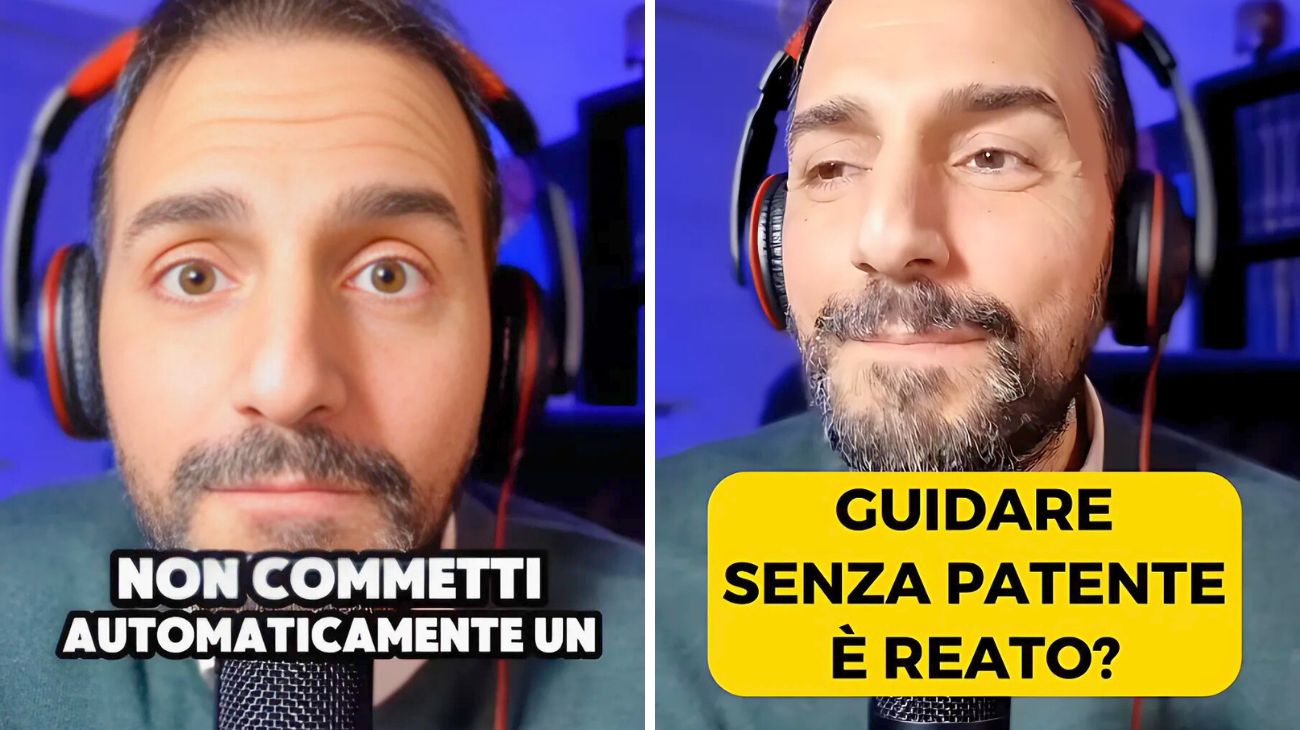 Guidare senza patente