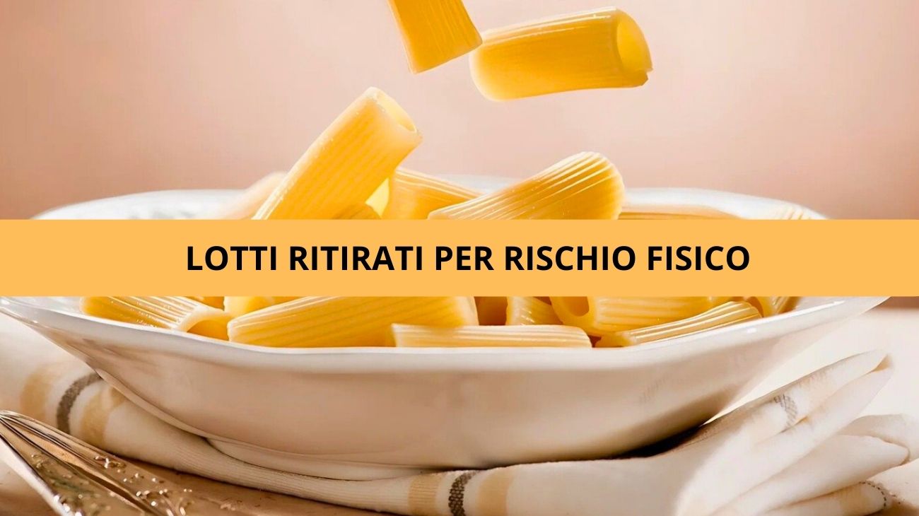 Pasta richiamo Ministero