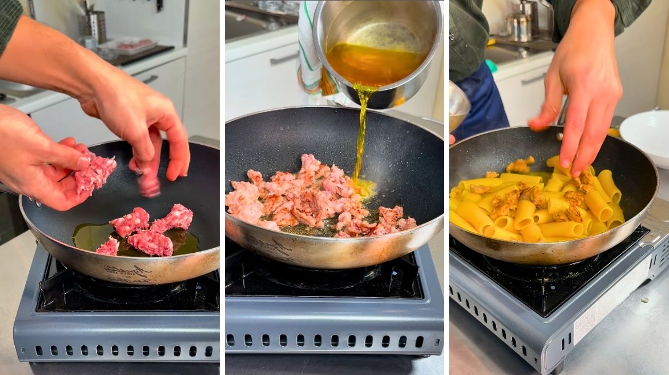 Rigatoni zafferano fabiuccio