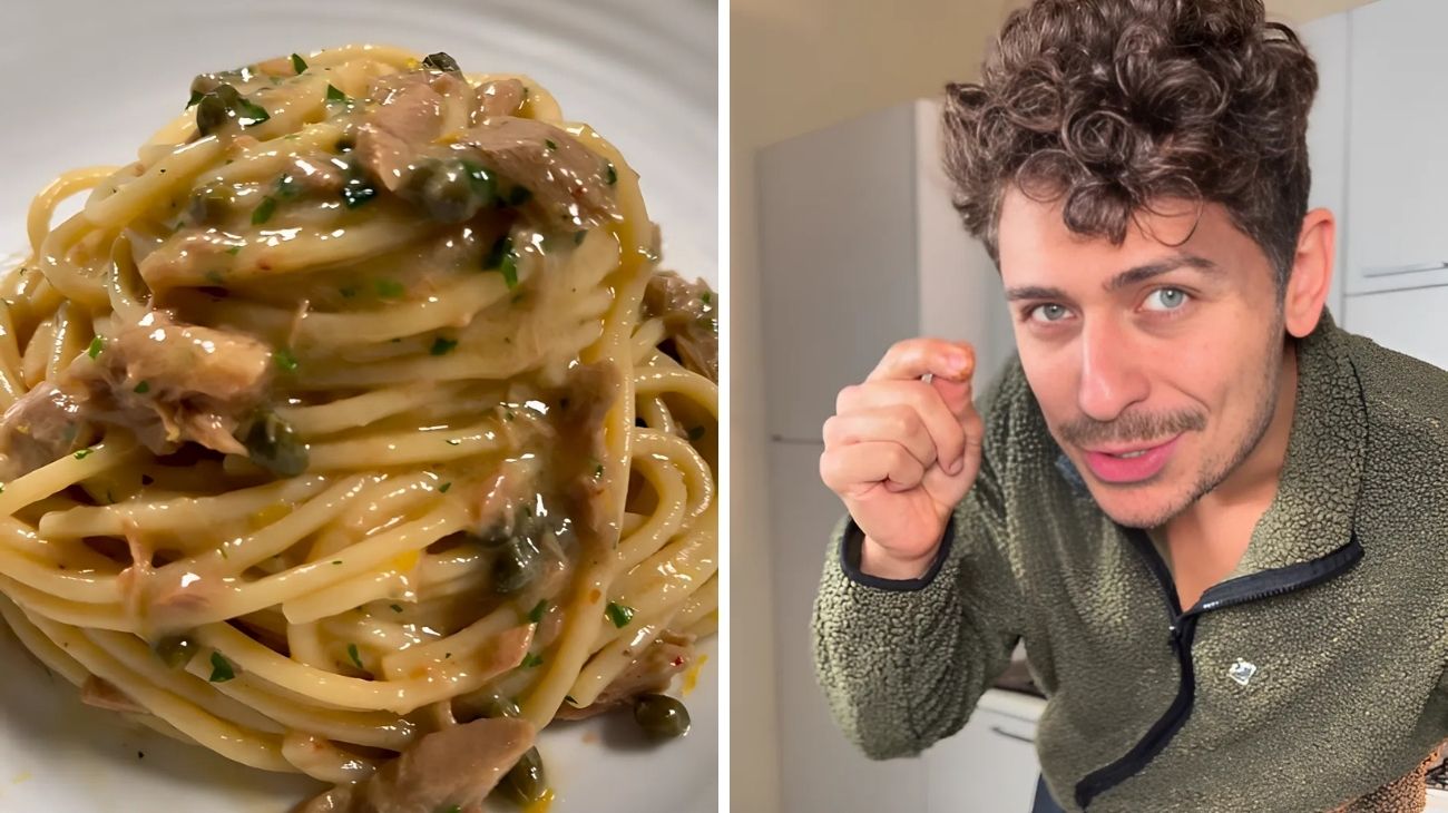 Spaghetti tonno capperi Fabiuccio